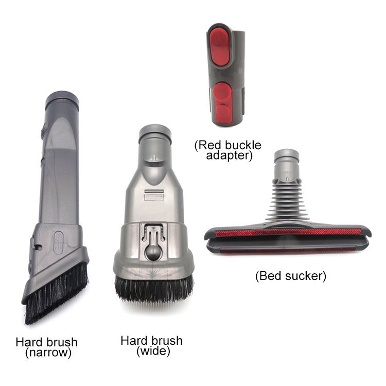 XD999 4 in 1 Handheld Tool Replacement Brush Kits D926 D927 D929 D931 for Dyson V6 / V7 / V8 / V9 / V10 Vacuum Cleaner, XD999