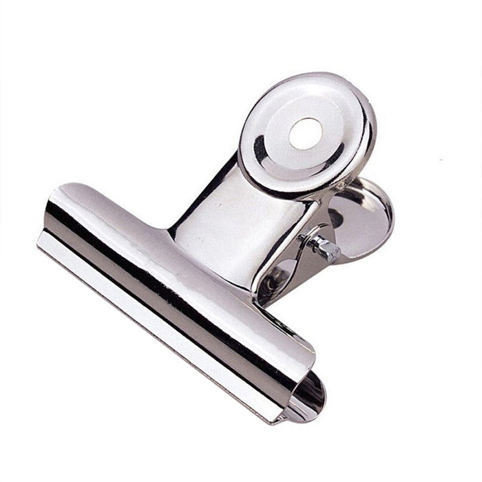 100PCS 22mm Silver Metal Stainless Steel Round Clip Notes Letter Paper Clip Office Bind Clip, 100PCS / 22mm