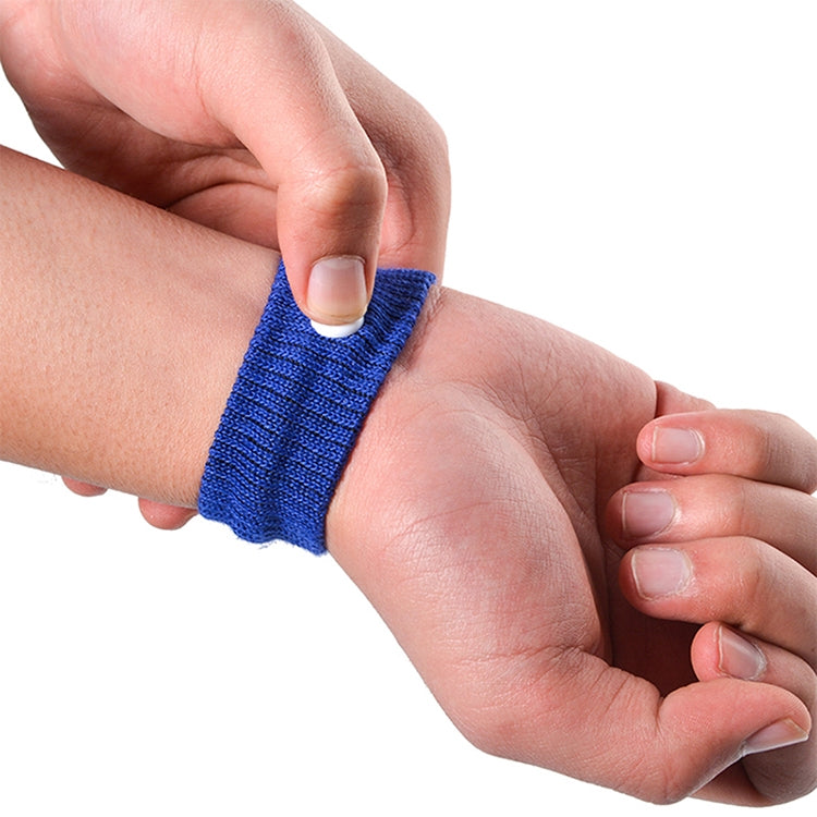 Physical Method Carsickness Prevention Antiemetic Polyester Wristband, One Pair, Pink, Green, Grey, Blue, Red, White, Yellow, Black, Orange