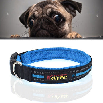 Pet Dogs Polyester Reflective Breathable Pets Collar Traction Lead Leash, Size: M, 2.5*42*47cm, Size: M, 2.5*42*47cm