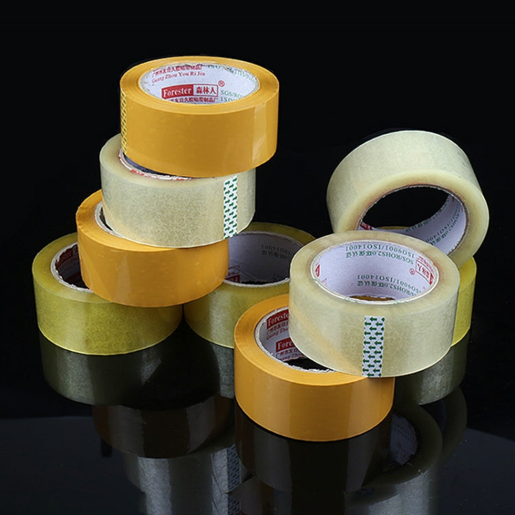 45mm Width 15mm Thickness Package Sealing Packing Tape Roll Sticker, 45mm Width 15mm Thickness (Clear White), 45mm Width 15mm Thickness  (Transparent Yellow), 45mm Width 15mm Thickness (Yellow)