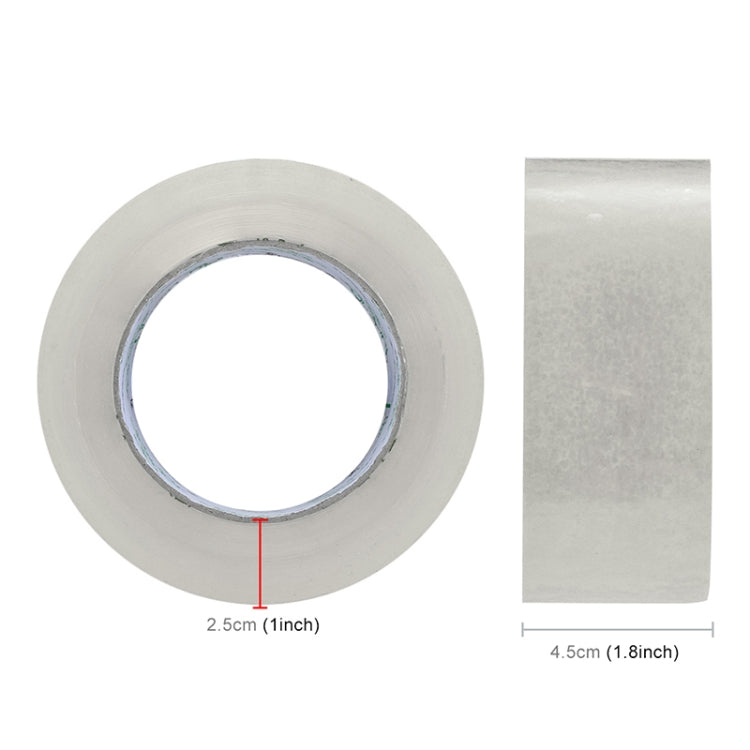 45mm Width 25mm Thickness Package Sealing Packing Tape Roll Sticker, 45mm Width 25mm Thickness (Yellow), 45mm Width 25mm Thickness (Clear White), 45mm Width 25mm Thickness  (Transparent Yellow)