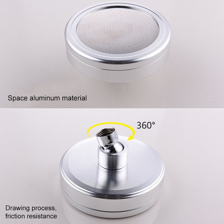 Removable and Washable 304 Stainless Steel Round Pressurized Top Spray Shower Head, Size: 118mm, Pattern H