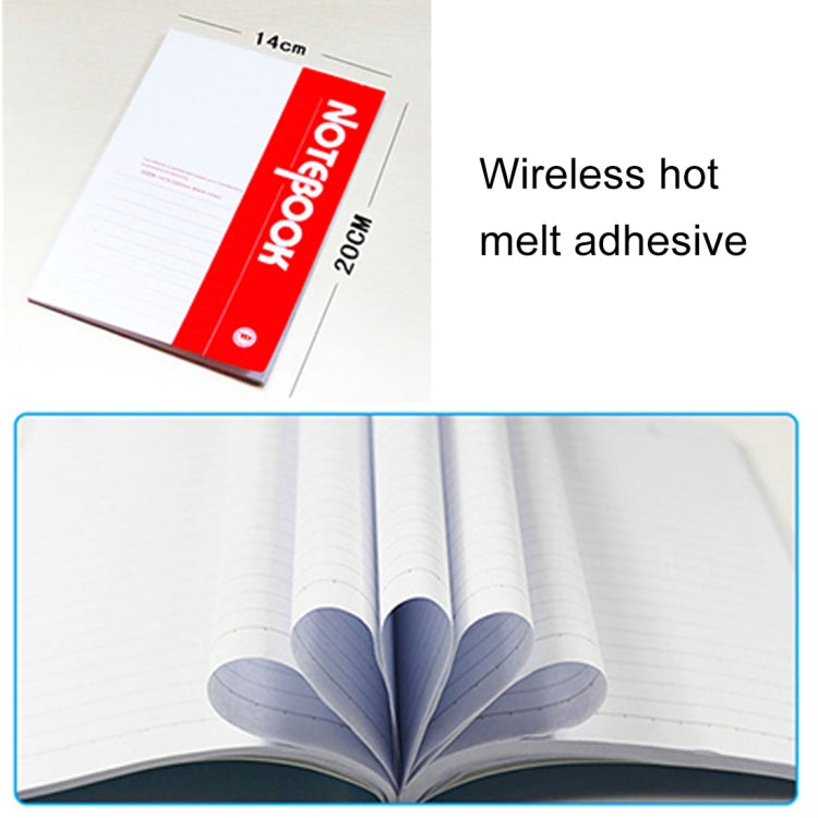 10 PCS 30 Pages A5 Soft Cover Diary Notebook Office Supply, Random Color Delivery, 30 Pages