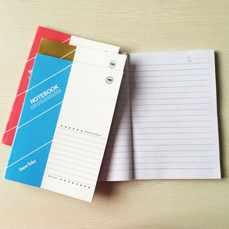 10 PCS 80 Pages A5 Soft Cover Diary Notebook Office Supply, Random Color Delivery, 80 Pages