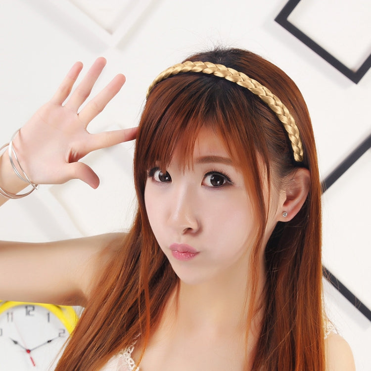 10 PCS Wig Twist Braid Jewelry Headband Hair Buckle (Light Yellow)