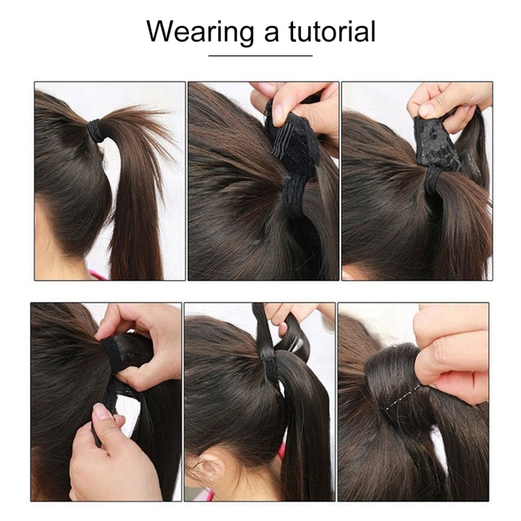 10# Invisible Seamless Bandage-style  Wig Long Straight Hair Wig Ponytail, 10#