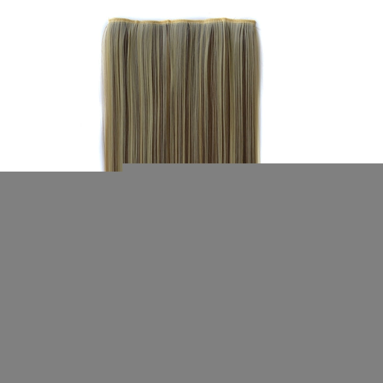 613H18# One-piece Seamless Five-clip Wig Long Straight Wig Piece, 613H18#