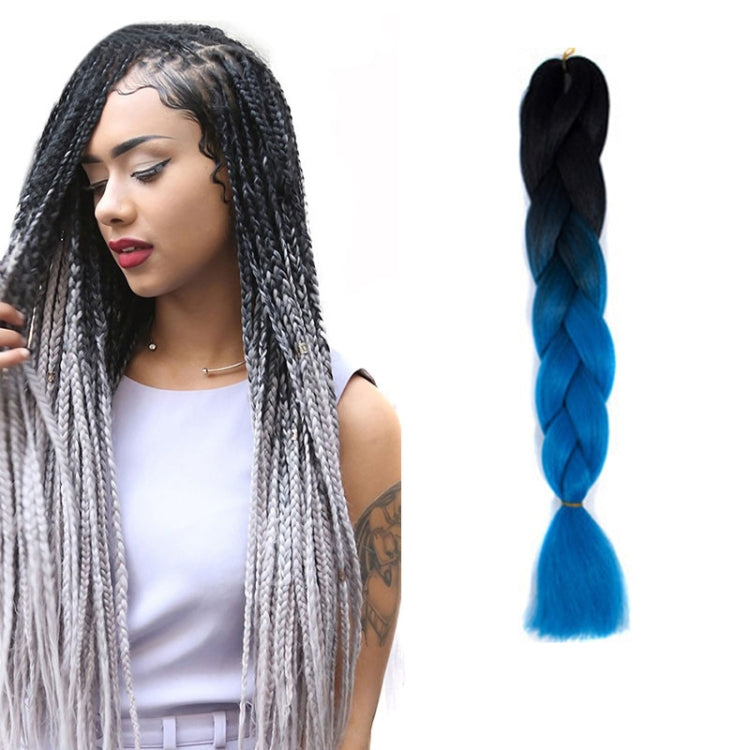 Fashion Color Gradient Individual Braid Wigs Chemical Fiber Big Braids, Length: 60cm(04 Black+Red), 04, 05, 07, 09, 10, 11, 12, 13, 14, 19, 20, 22, 23, 24, 32, 33, 39, 40, 41, 48, 52, 53, 55, 57, 58, 60