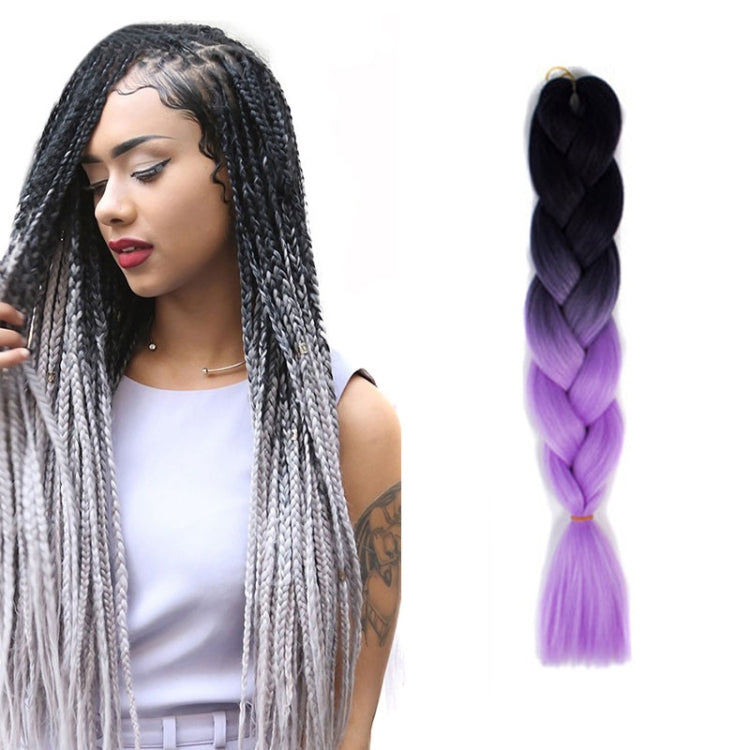 Fashion Color Gradient Individual Braid Wigs Chemical Fiber Big Braids, Length: 60cm(04 Black+Red), 04, 05, 07, 09, 10, 11, 12, 13, 14, 19, 20, 22, 23, 24, 32, 33, 39, 40, 41, 48, 52, 53, 55, 57, 58, 60