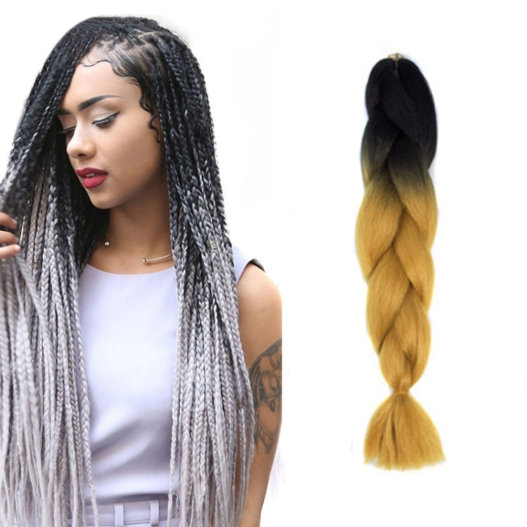 Fashion Color Gradient Individual Braid Wigs Chemical Fiber Big Braids, Length: 60cm(04 Black+Red), 04, 05, 07, 09, 10, 11, 12, 13, 14, 19, 20, 22, 23, 24, 32, 33, 39, 40, 41, 48, 52, 53, 55, 57, 58, 60
