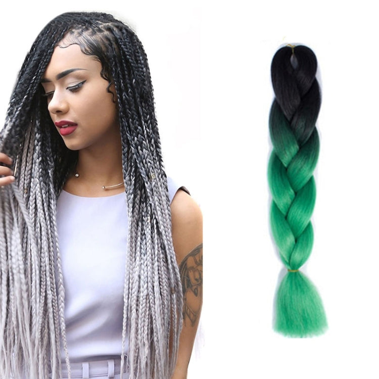 Fashion Color Gradient Individual Braid Wigs Chemical Fiber Big Braids, Length: 60cm(04 Black+Red), 04, 05, 07, 09, 10, 11, 12, 13, 14, 19, 20, 22, 23, 24, 32, 33, 39, 40, 41, 48, 52, 53, 55, 57, 58, 60