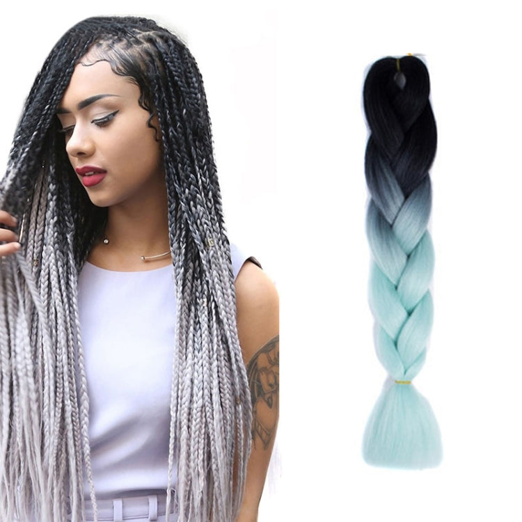Fashion Color Gradient Individual Braid Wigs Chemical Fiber Big Braids, Length: 60cm(04 Black+Red), 04, 05, 07, 09, 10, 11, 12, 13, 14, 19, 20, 22, 23, 24, 32, 33, 39, 40, 41, 48, 52, 53, 55, 57, 58, 60