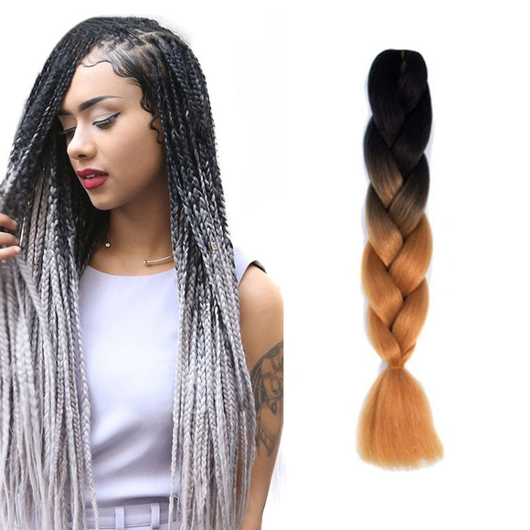 Fashion Color Gradient Individual Braid Wigs Chemical Fiber Big Braids, Length: 60cm(04 Black+Red), 04, 05, 07, 09, 10, 11, 12, 13, 14, 19, 20, 22, 23, 24, 32, 33, 39, 40, 41, 48, 52, 53, 55, 57, 58, 60
