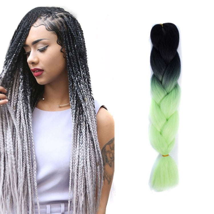 Fashion Color Gradient Individual Braid Wigs Chemical Fiber Big Braids, Length: 60cm(04 Black+Red), 04, 05, 07, 09, 10, 11, 12, 13, 14, 19, 20, 22, 23, 24, 32, 33, 39, 40, 41, 48, 52, 53, 55, 57, 58, 60