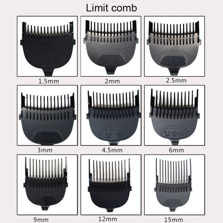 HJ-2019 Men Electric Shaver Fader Self-help Hair Clipper with Cloth + Sponge + Spare Cutter Head, Standard Version, CN Plug, with Cloth + Sponge + Spare Cutter Head