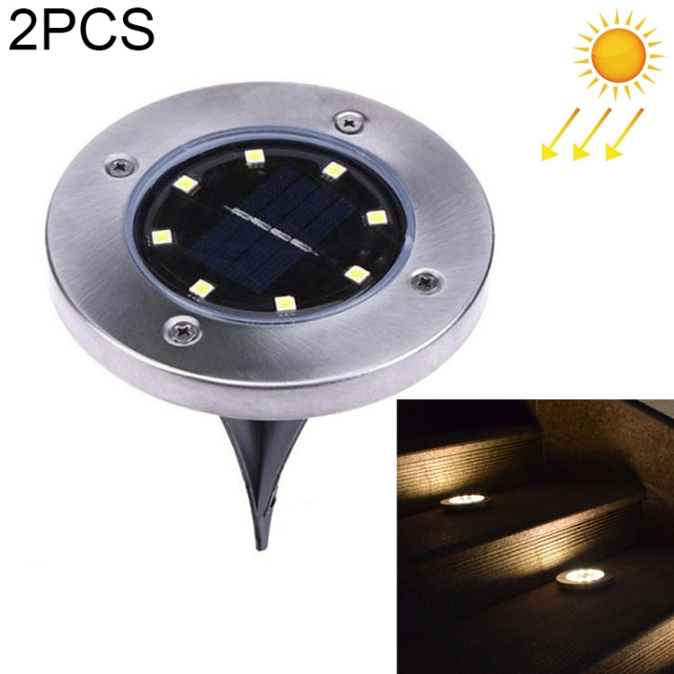 SMD 5050 Under Ground Lamp Outdoor Path Way Garden Decking LED Light, 8 LEDs White Light, 8 LEDs Warm White Light