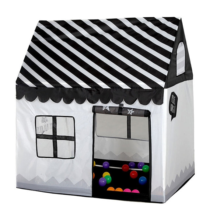 Household Children Printing Play Tent Small Game House, (Pink), (Green), (Light Pink), (Black White)