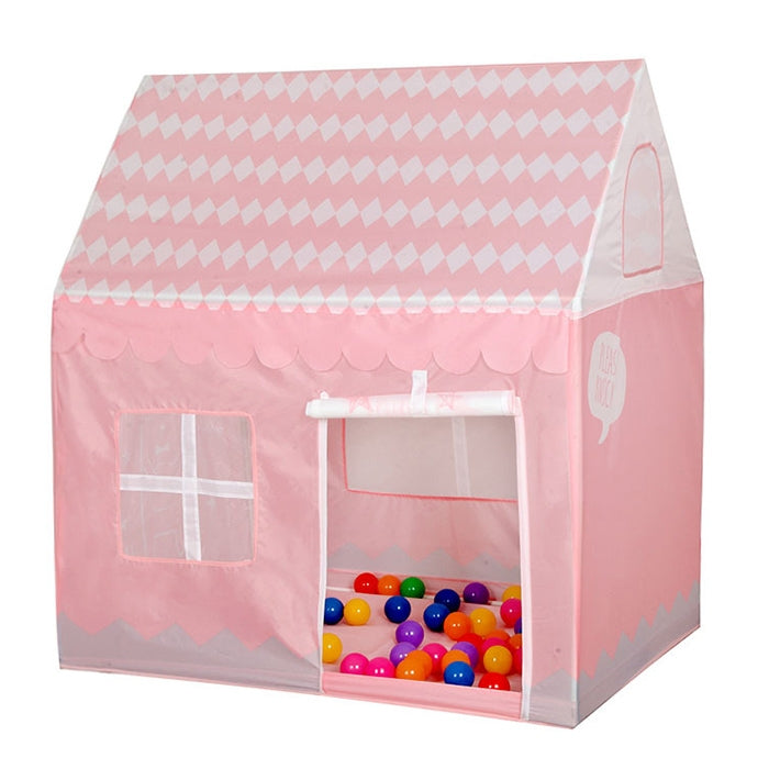 Household Children Printing Play Tent Small Game House, (Pink), (Green), (Light Pink), (Black White)