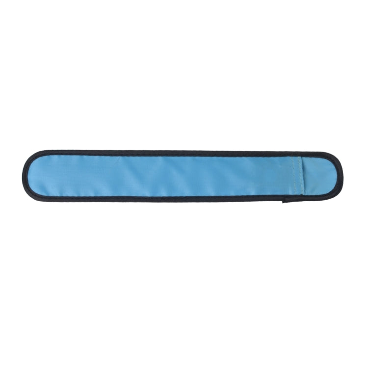 LED Luminous Slap Pat Circle Outdoors sports Wristband, Large, Size:35*4cm, 35x4cm Blue