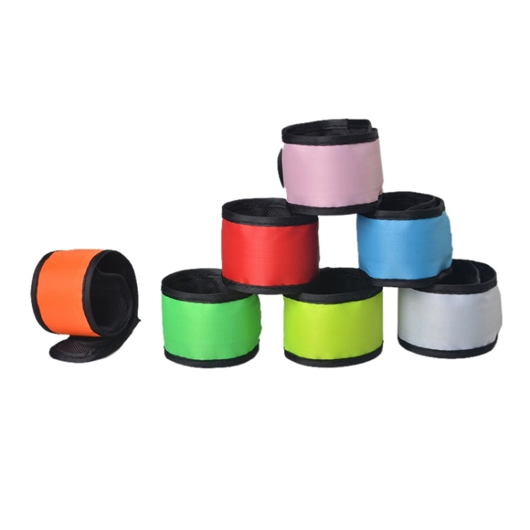 LED Luminous Slap Pat Circle Outdoors sports Wristband, Large, Size:35*4cm, 35x4cm Blue