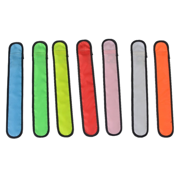 LED Luminous Slap Pat Circle Outdoors sports Wristband, Large, Size:35*4cm, 35x4cm Blue