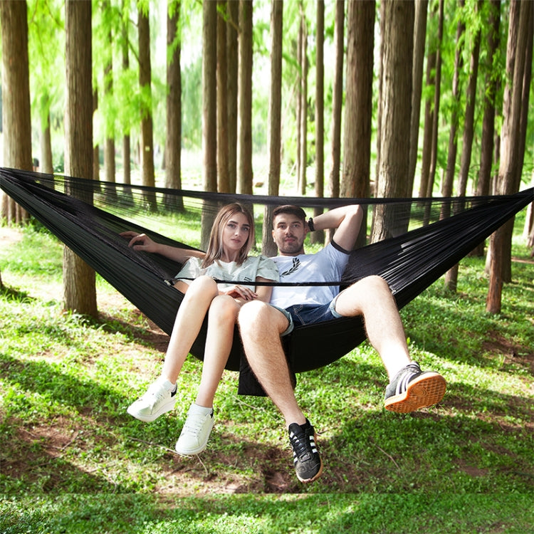 Portable Outdoor Parachute Hammock with Mosquito Nets, Army Green, Black, Dark Blue + Baby Blue, Pink Blue, Green, Blue