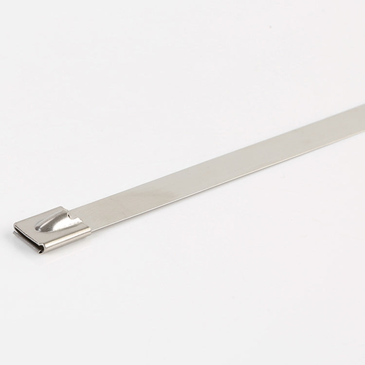 100 PCS 4.6x150mm Stainless Steel Metal Cable Ties Tie Zip Wrap Exhaust Heat Straps Induction Pipe, 4.6x150mm