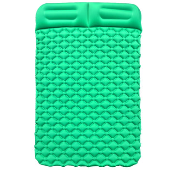 Ordinary Type Outdoor Camping Peripheral Inflatable Cushion Portable TPU Inflatable Double Bed, Size: 195 x 119 x 16cm, Ordinary Type Emerald, Ordinary Type Peacock Blue, Ordinary Type Dark Blue, Ordinary Type Orange