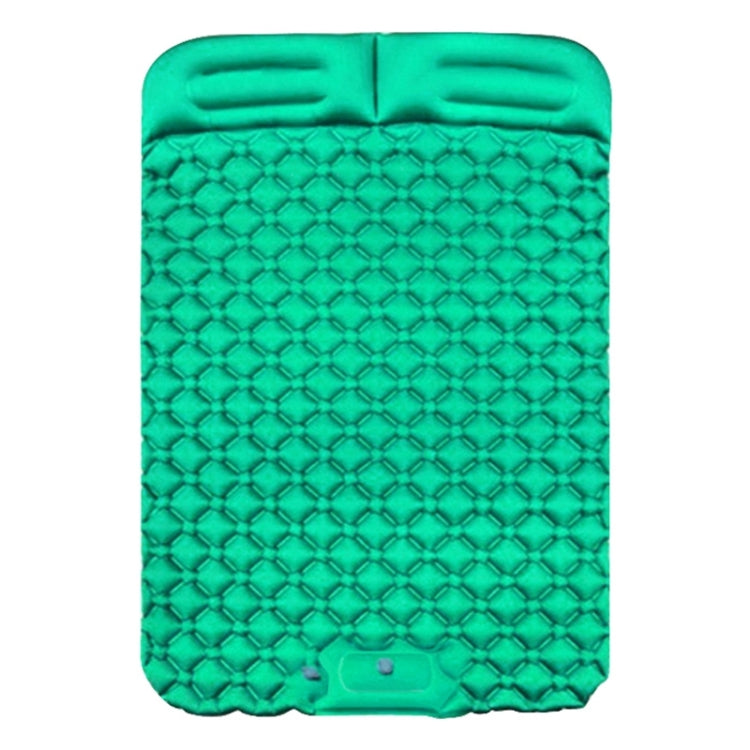 Outdoor Camping Foot-step Automatic Inflatable Cushion Portable TPU Inflatable Double Bed, Size: 195 x 119 x 16cm, Foot-step Emerald, Foot-step Peacock Blue, Foot-step Dark Blue, Foot-step Orange