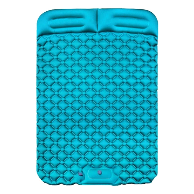 Outdoor Camping Foot-step Automatic Inflatable Cushion Portable TPU Inflatable Double Bed, Size: 195 x 119 x 16cm, Foot-step Emerald, Foot-step Peacock Blue, Foot-step Dark Blue, Foot-step Orange