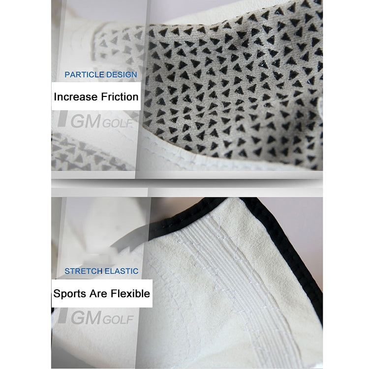 PGM Left Hand Sheepskin Anti-slip Particle Golf Men Gloves, Size: 27#, Size: 27#