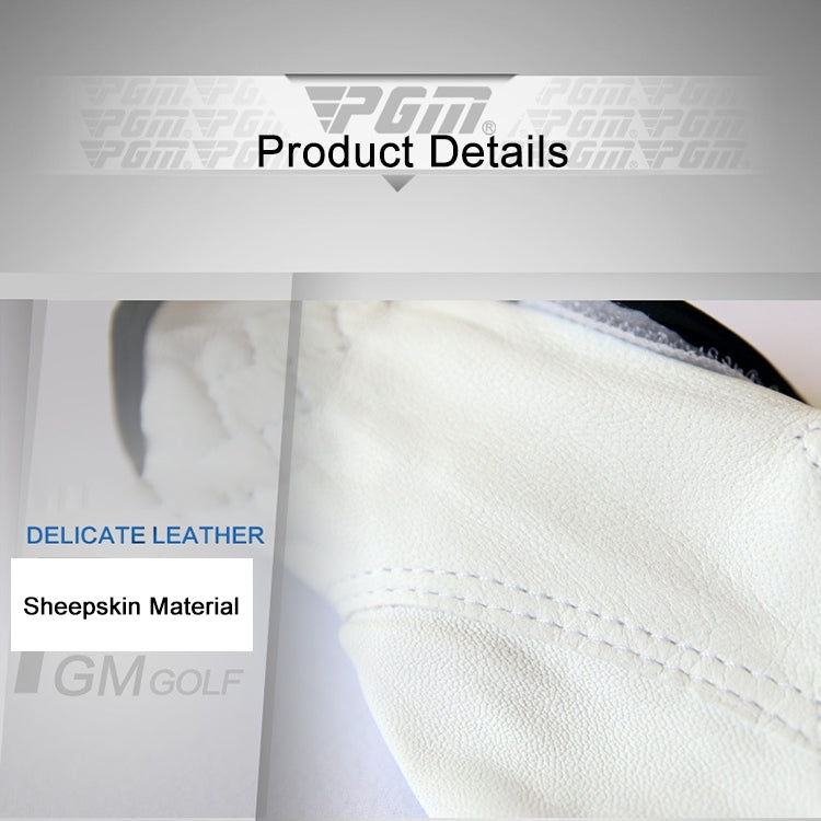 PGM Right Hand Sheepskin Anti-slip Particle Golf Men Gloves, Size: 26#, Size: 26#