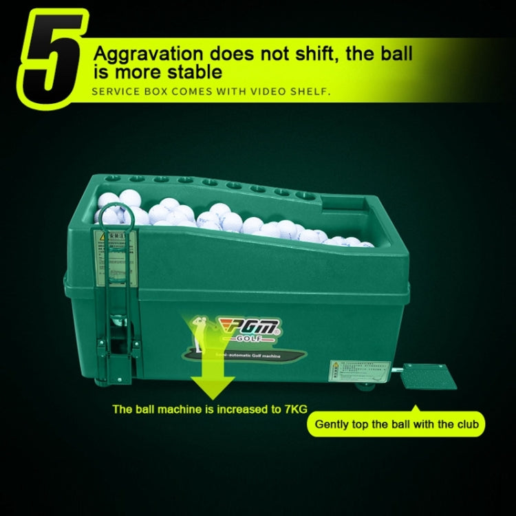 PGM Golf Ball Dispenser Automatic Tee Up Machine with Club Rack, Size: 62x32x32cm, 62x32x32cm Green, 62x32x32cm Grey
