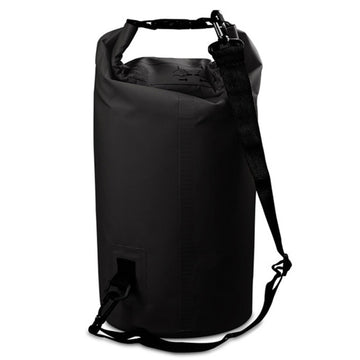 Outdoor Waterproof Double Shoulder Bag Dry Sack PVC Barrel Bag, Capacity: 30L, Capacity: 30L (Black), Capacity: 30L (Dark Blue), Capacity: 30L (Orange), Capacity: 30L (Pink), Capacity: 30L (Green), Capacity: 30L (Sky Blue), Capacity: 30L (Yellow)