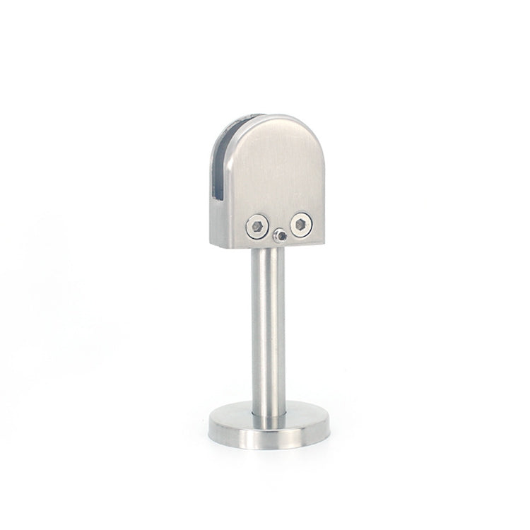 304 Stainless Steel Glass Fish Mouth Support Rod Fixing Clip with 14x40mm Rod, Specification: S, S, with 14x40mm Rod