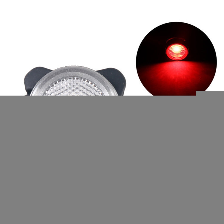 COB Lamp Bead 160LM USB Charging Four-speed Waterproof Bicycle Headlight / Taillight Set,  Red Blue Light Dimming 650MA, Red Blue Light Dimming
