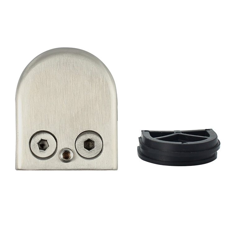 8-12mm Flat Bottom Matte Polished  201 Stainless Steel Fixed Clip Railing Glass Wood Layer Board Clamp Bracket, 8-12mm, Flat Bottom, 201 Stainless Steel