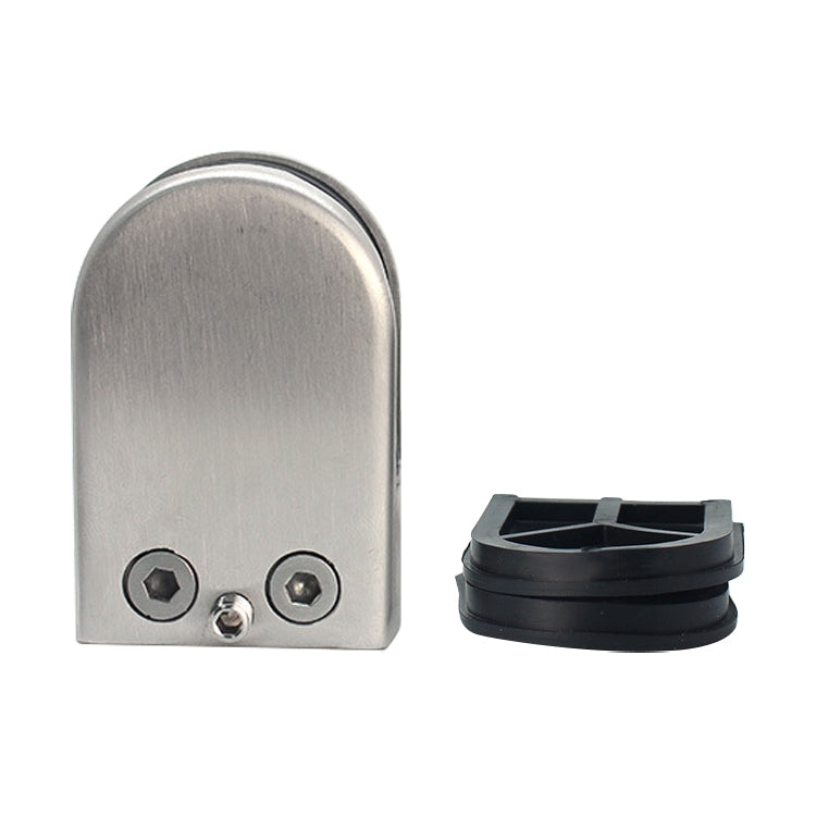 15-20mm Flat Bottom Matte Polished  304 Stainless Steel Fixed Clip Railing Glass Wood Layer Board Clamp Bracket, 15-20mm, Flat, 304 Stainless Steel
