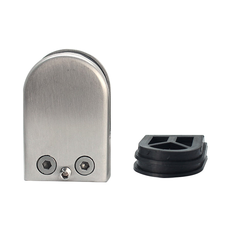 5-8mm Concave Curved Bottom Matte Polished 304 Stainless Steel Fixed Clip Railing Glass Wood Layer Board Clamp Bracket, 5-8mm, Curved Bottom, 304 Stainless Steel