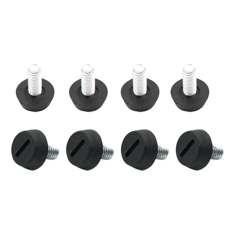 100 PCS Adjustable Foot Pad Furniture Screw Support Stub, M8x15, M8x15