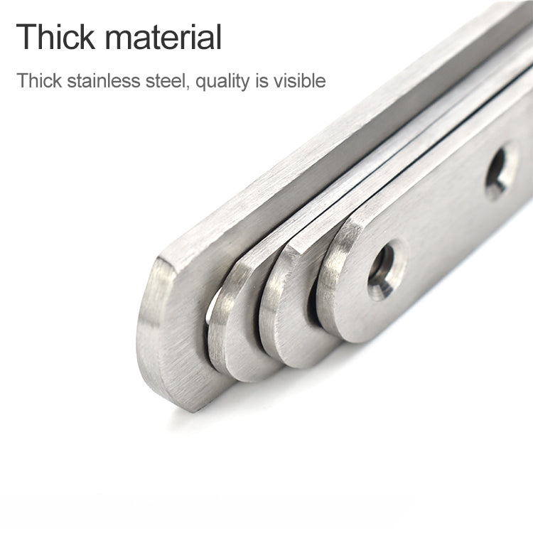 40 PCS Stainless Steel Connection Code Straight Connecting Piece, Number: 12, 12