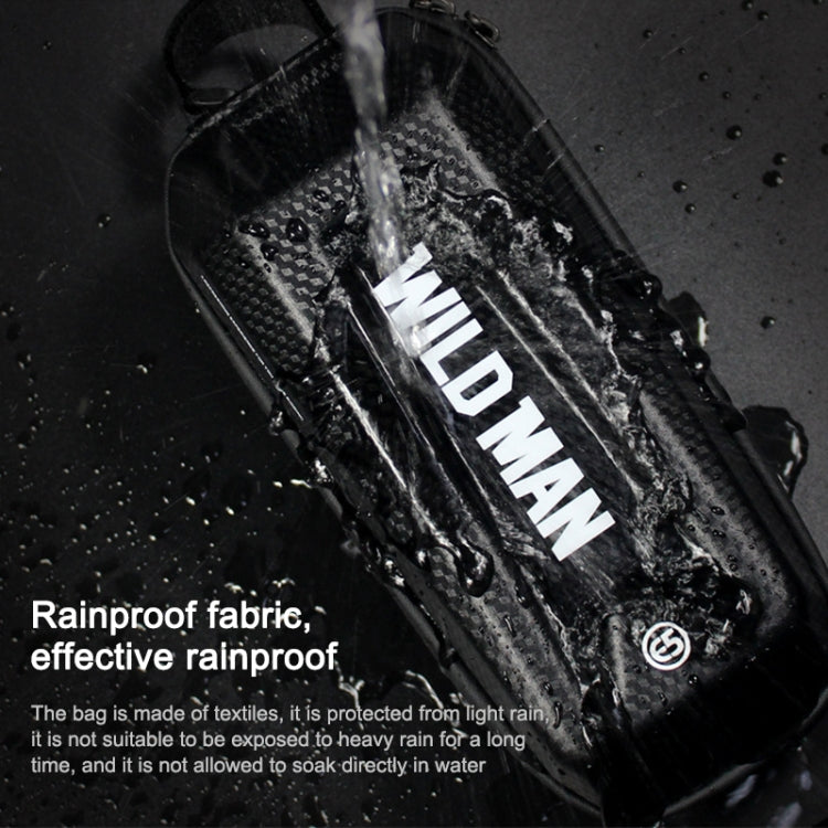 WILD MAN E5 Waterproof Front Bag MTB Large Capacity Bicycle Tube Bag Riding Accessories, E5