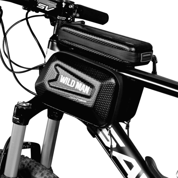 WILD MAN E6S Waterproof Front Bag Touch Screen MTB Bag Large Capacity Bicycle Tube Bag Riding Accessories, E6S