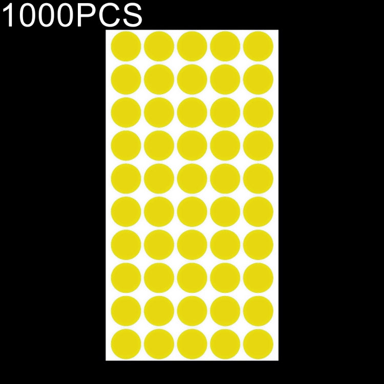 1000 PCS Round Shape Self-adhesive Colorful Mark Sticker Mark Label