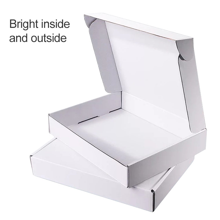 Shipping Box Clothing Packaging Box, Color: White, Size: 40x30x10cm, 40x30x10cm