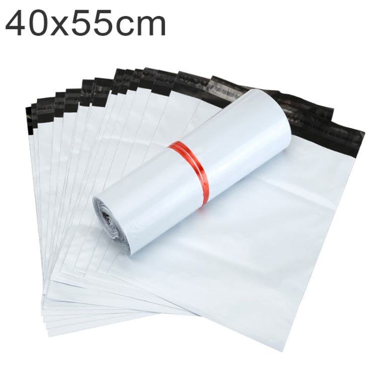 100 PCS / Roll Thick Express Bag Packaging Bag Waterproof Plastic Bag, Size: 40x55cm (Dark Grey), 40x55cm, Pink, 40x55cm, Silver Grey, 40x55cm, White