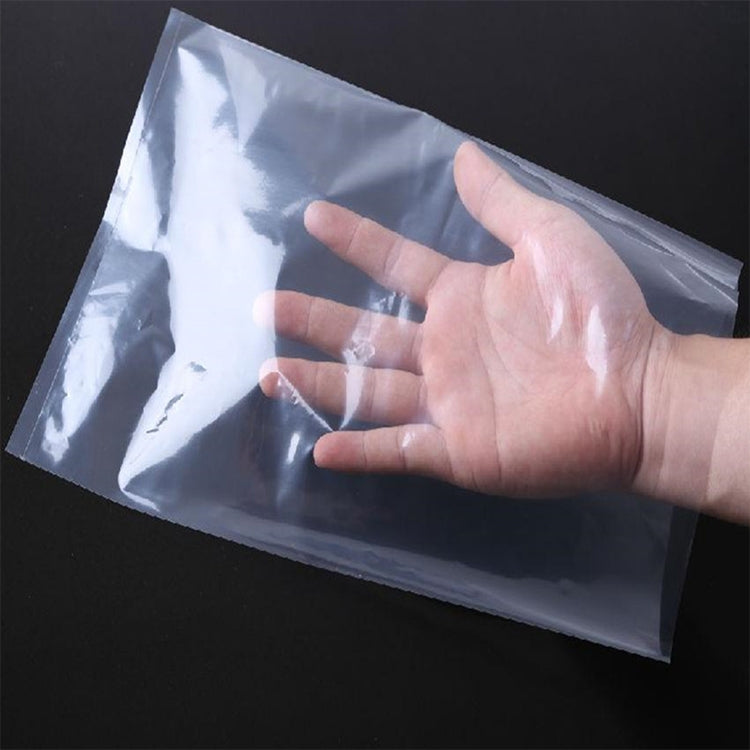 100pcs Sealer Closer Machine Special Transparent Plastic Bag with Customized Logo & Design, Size: 17cm x 26cm, 17cm x 26cm