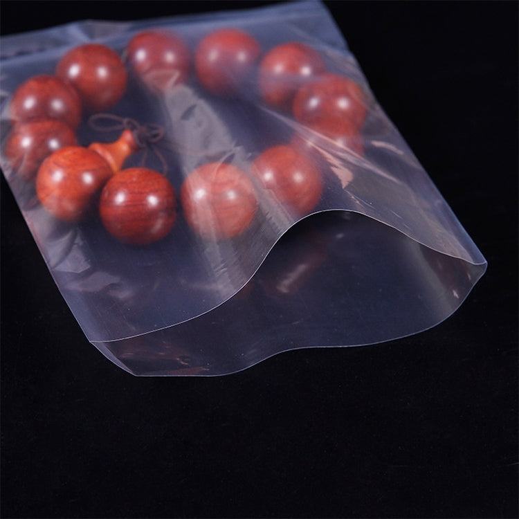 100 PCS Sealer Closer Machine Special Transparent Plastic Bag with Customized Logo & Design, Size: 23cm x 33cm, 21 x 34cm