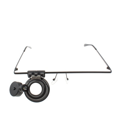 20X Glasses Type Watch Repair Magnifier with LED Light, 9892A